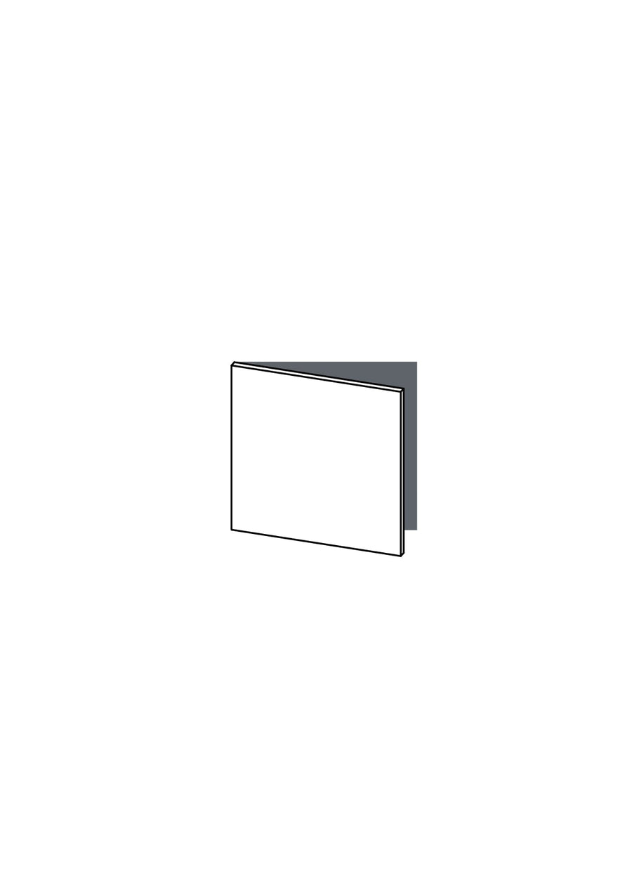 60x63 - Left Hung (Overhang) - Polytec - METOD — made to fit METOD