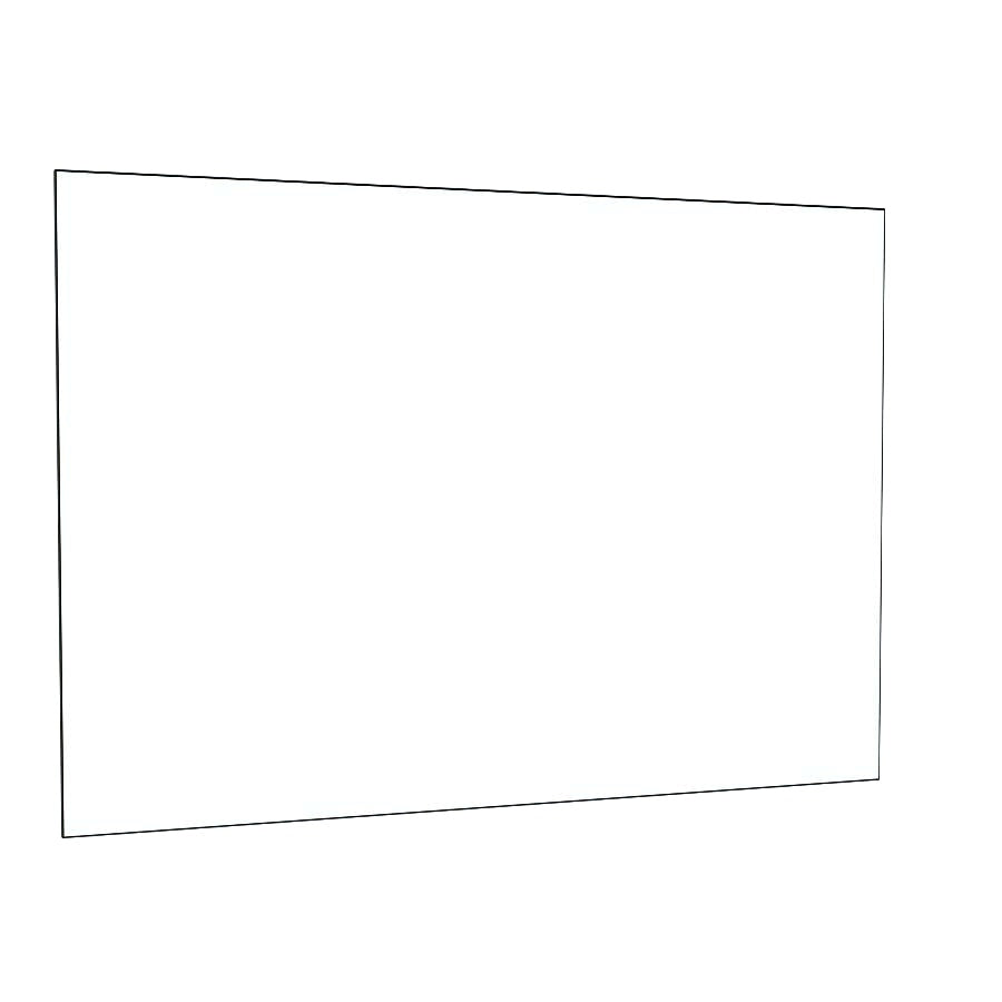92.5x90 - Island Panel Dbl Sided - Polytec - METOD — made to fit METOD