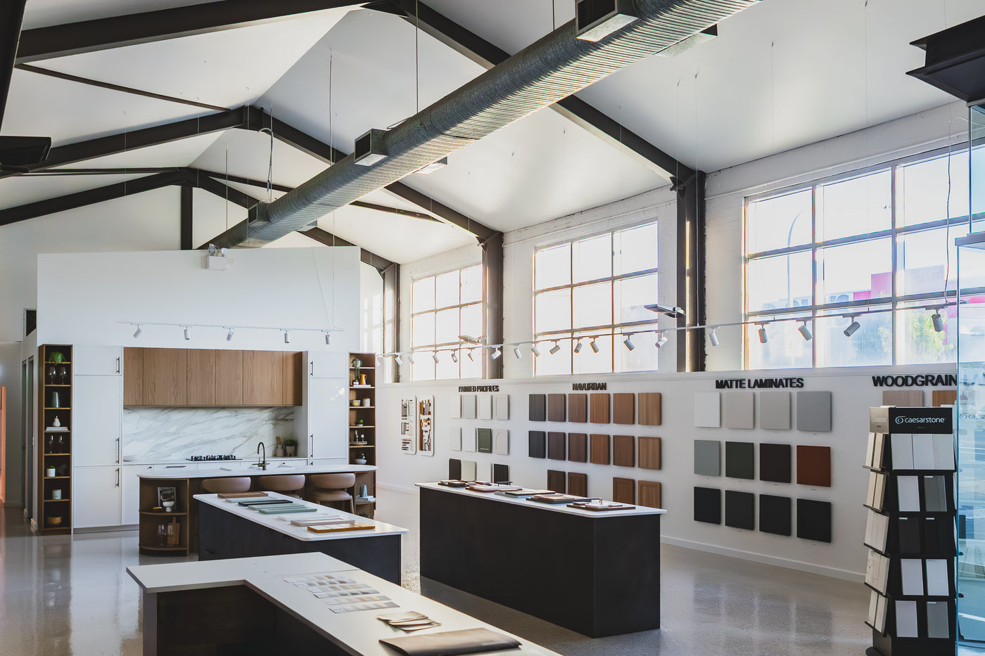 Inside the Customea showroom in Tempe