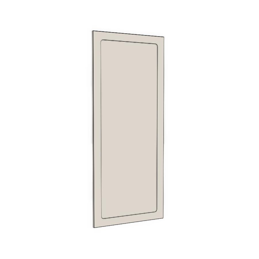 600mm Tall Medium Pantry Door - Round Shaker - Unpainted (Raw) - KABOODLE