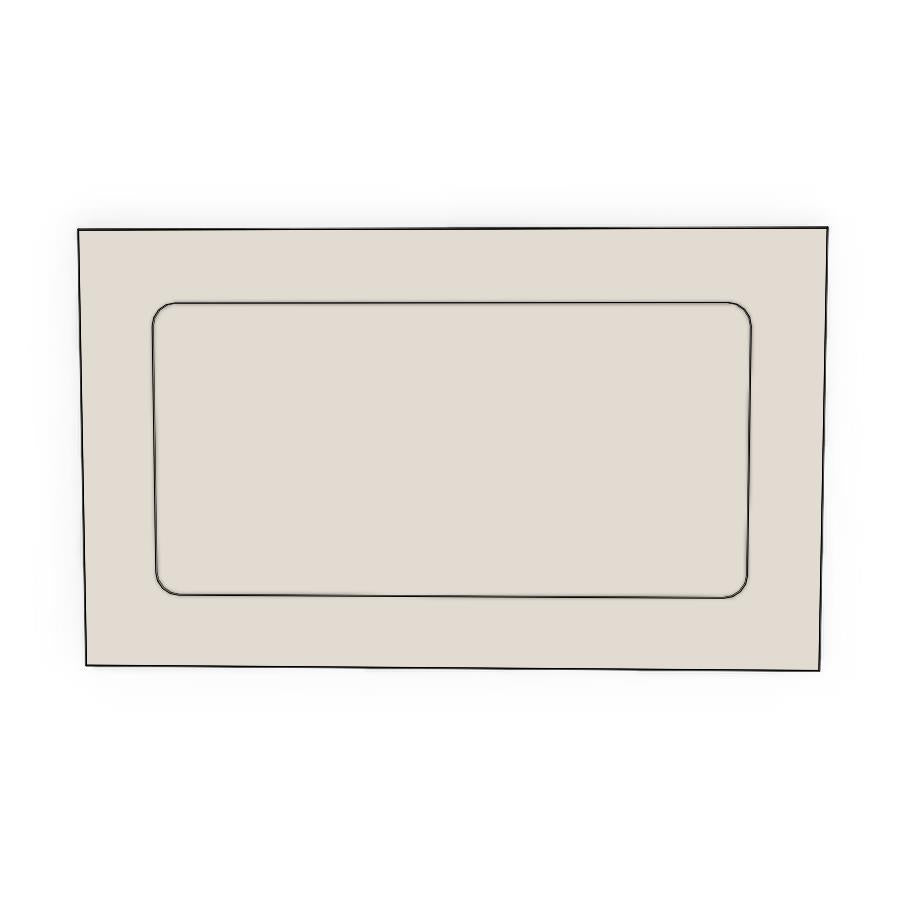 600mm 1 Drawer Panel - Round Shaker - Unpainted (Raw) - KABOODLE