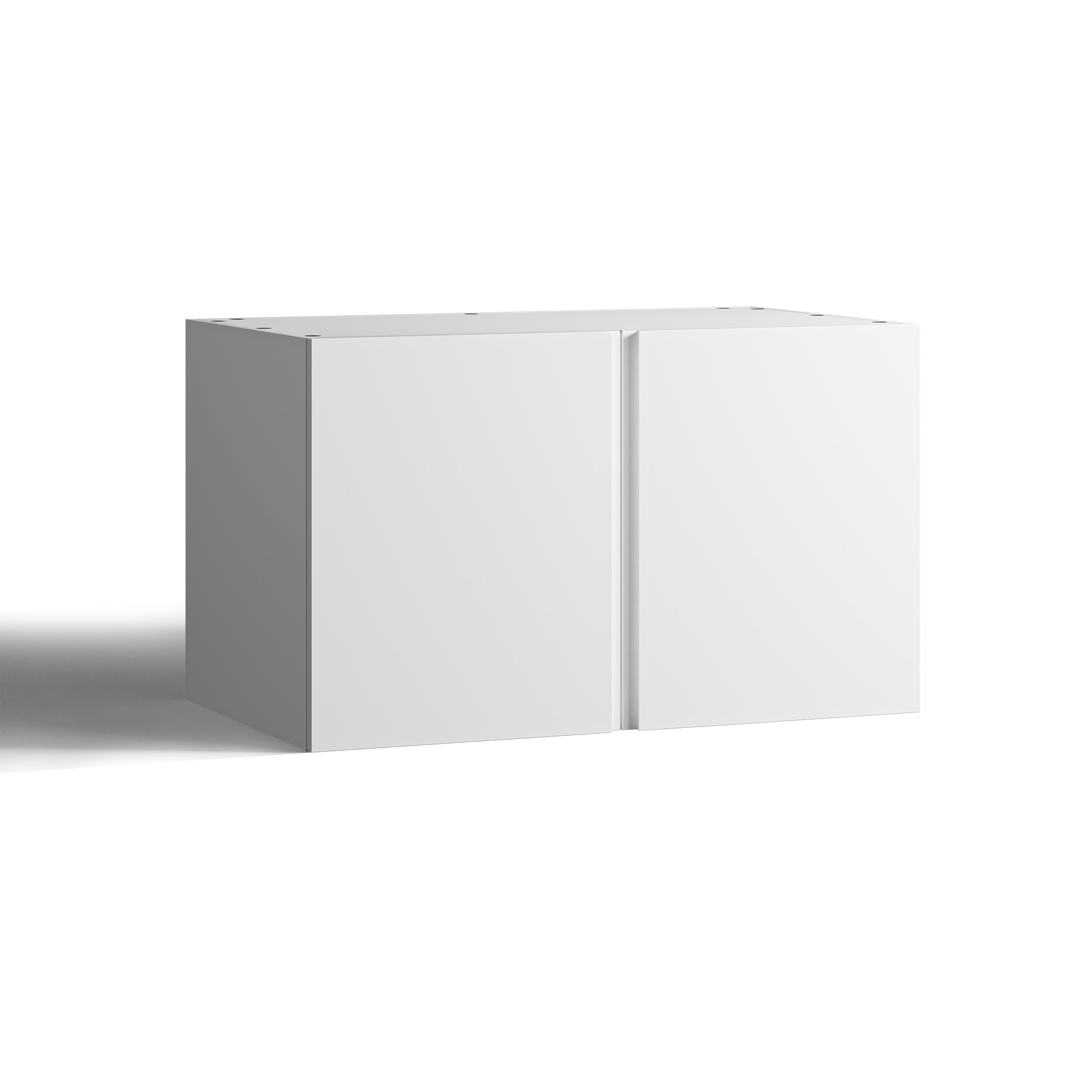 100x60 - Cabinet (58cm D) w 2 Doors - Finger Pull - RAW - PAX
