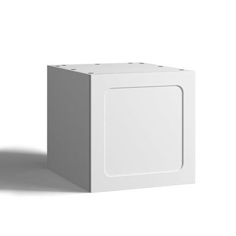 50x50 - Cabinet (58cm D) w Door - Round Shaker - RAW - PAX