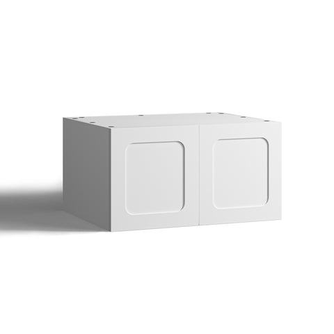 75x40 - Cabinet (58cm D) w 2 Doors - Round Shaker - PAX