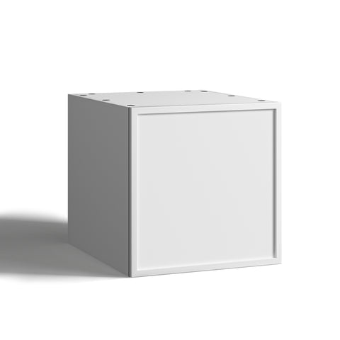 50x50 - Cabinet (58cm D) w Door - Mini Shaker - RAW - PAX