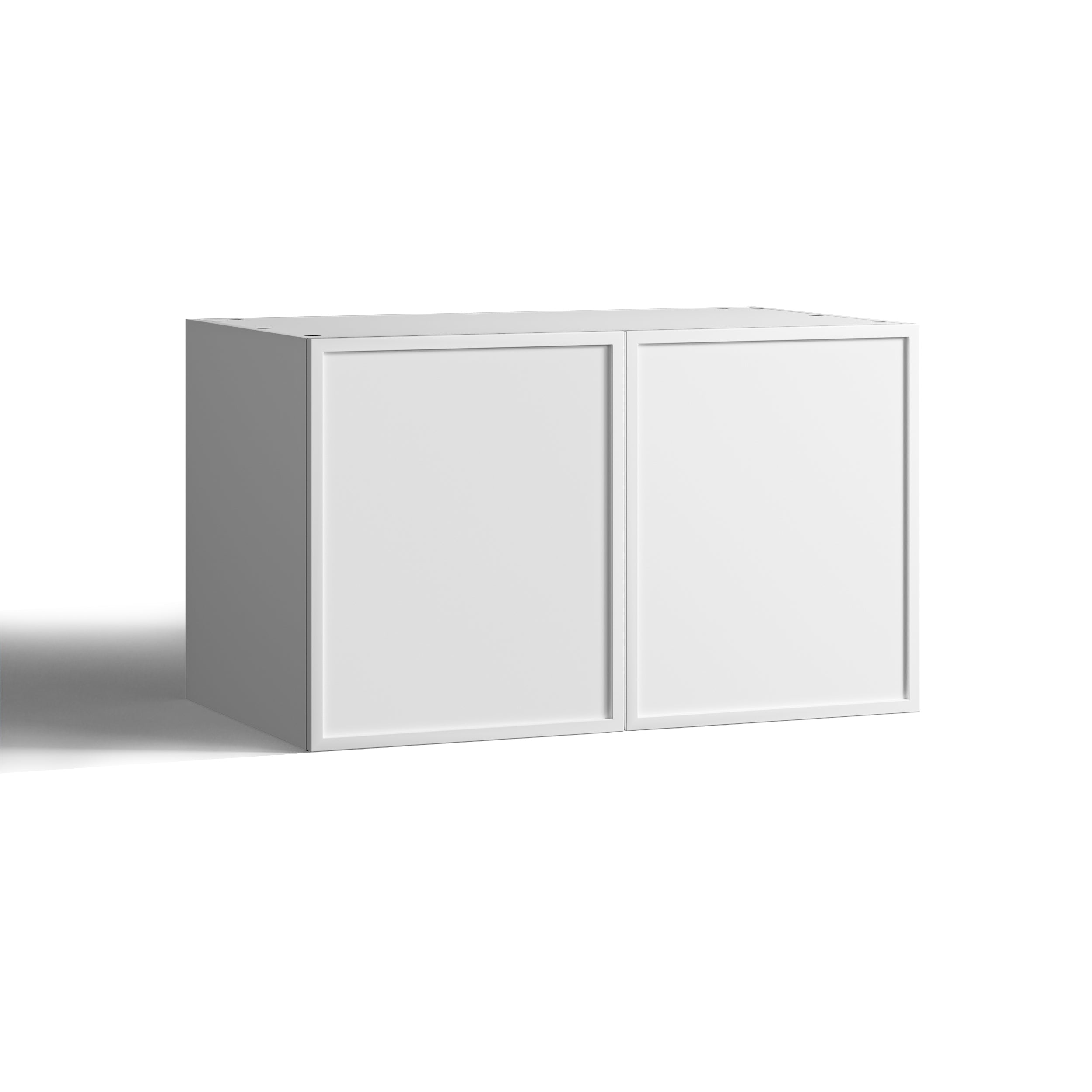 75x60 - Cabinet (58cm D) w 2 Doors - Timber Veneer - Slim Shaker - PAX