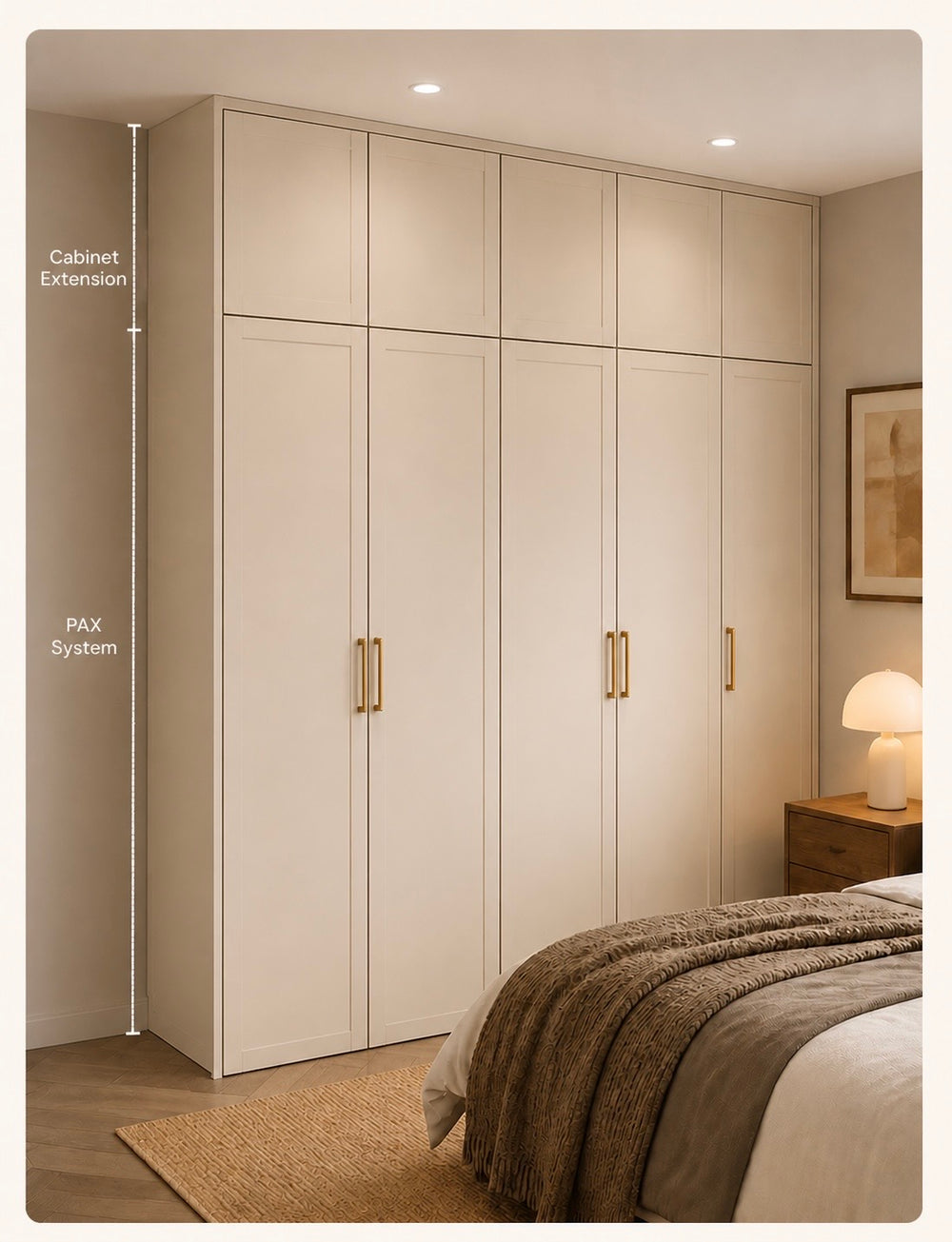 Close the gap. Get the built-in look.