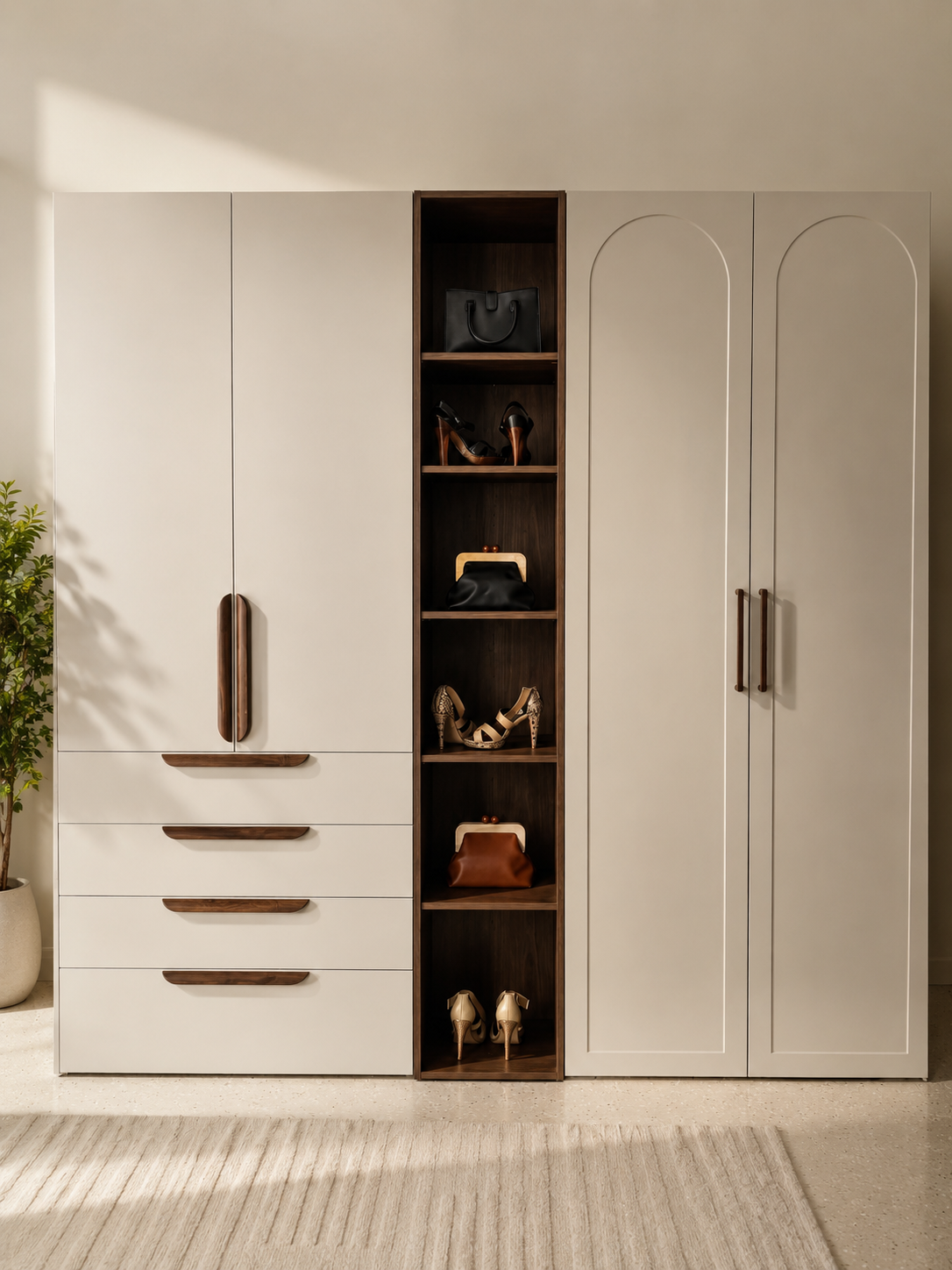 Display shelving in stunning NAVURBAN™.