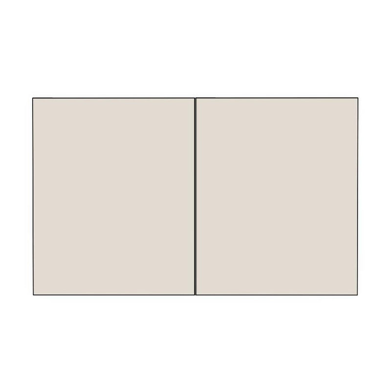 900mm Medium Rangehood Doors (2pk) (447x547mm) - Woodgrain, line drawing