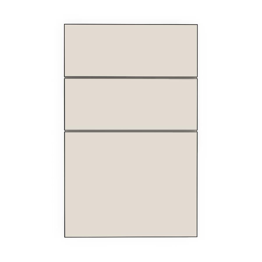 450mm 3 Drawer Panels - Plain - Unpainted (Raw) - KABOODLE