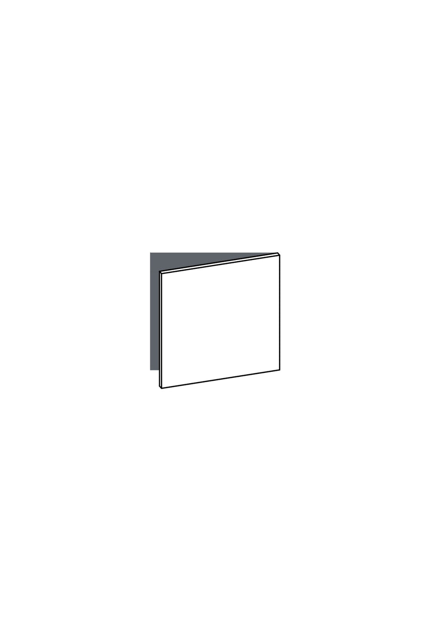 60x63 - Right Hung (Overhang) - Polytec - METOD — made to fit METOD