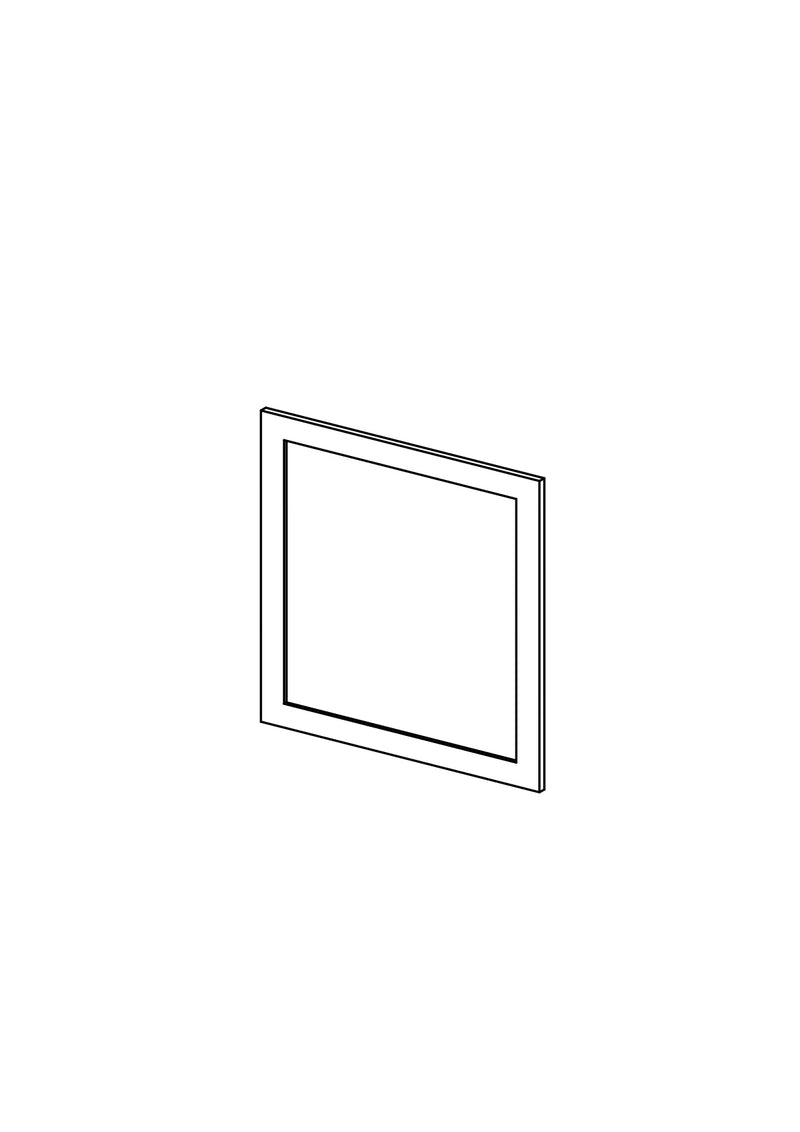 40x40 Drawer - Shaker - Painted (2Pac Poly) - METOD, line drawing