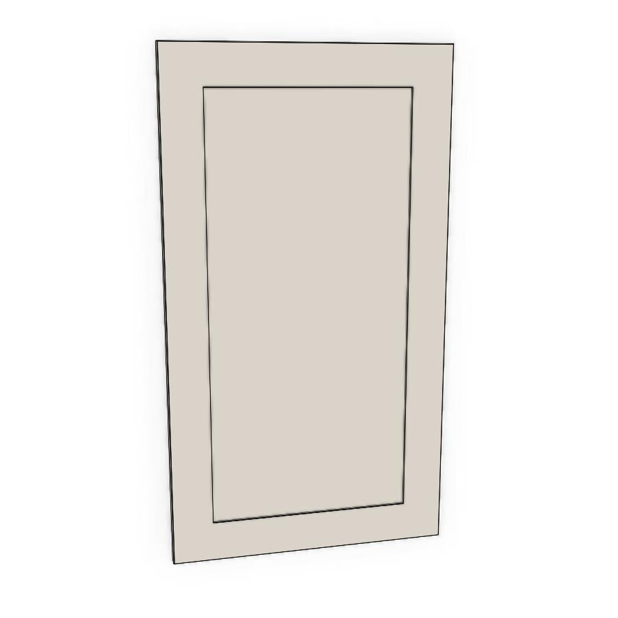 400mm Cabinet Door (397x717mm) - Shaker - Unpainted (Raw), line drawing