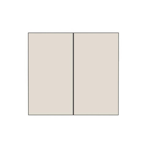 600mm Medium Rangehood Doors (2pk) (297x547mm) - NAVURBAN™, line drawing