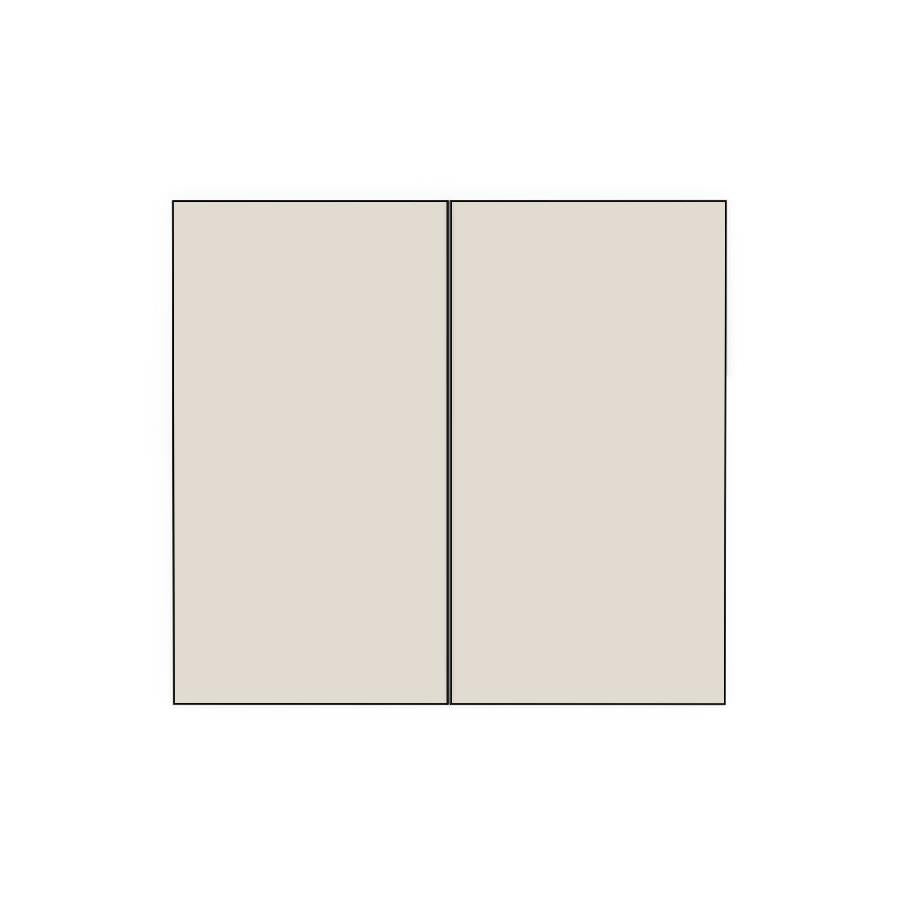 600mm Medium Rangehood Doors (2pk) - Plain - Unpainted (Raw) - KABOODLE