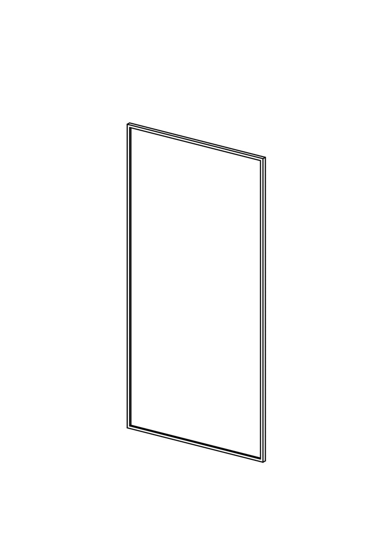 40x80 Drawer - Slim Shaker - Unpainted (Raw) - METOD, line drawing