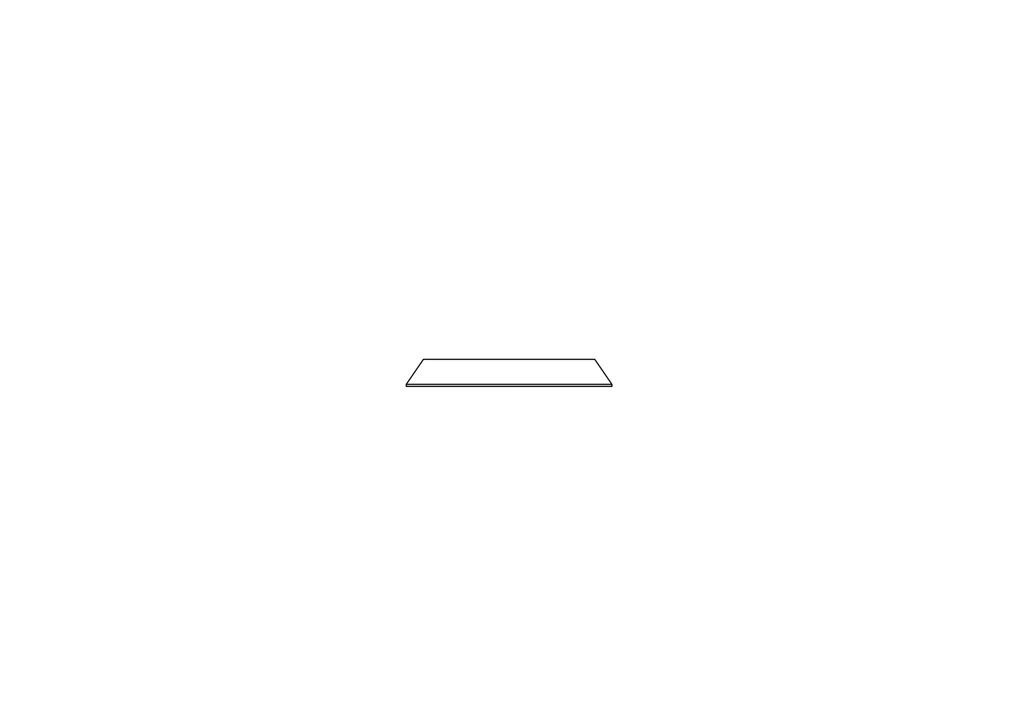 42x60 - Top Panel - Laminex - BESTA — made to fit BESTA