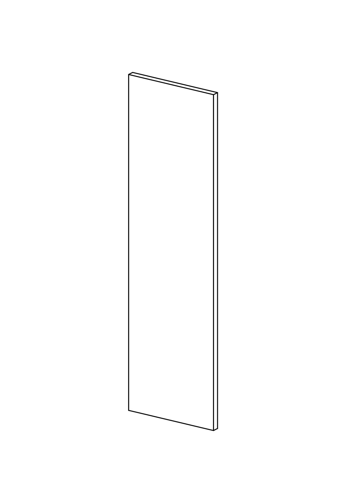 62x220 - Cover Panel - Woodgrain - METOD, line drawing