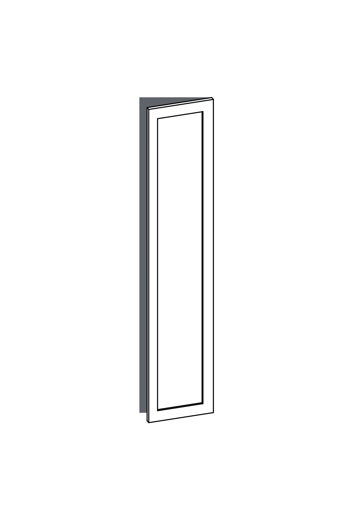 40x200 - Right Hung - Shaker - NAVURBAN™ - METOD