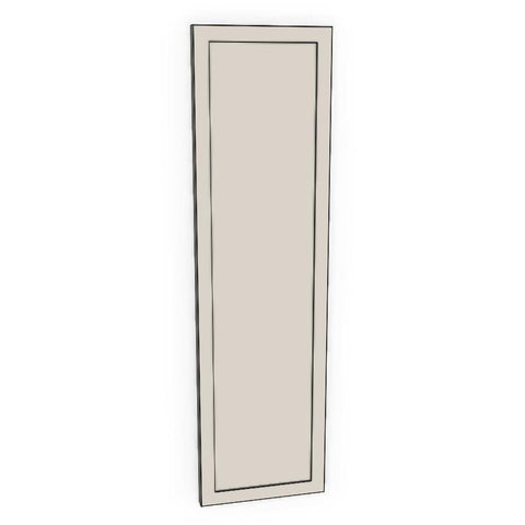 200mm Cabinet Door (197x717mm) - Mini Shaker - Painted (2Pac Poly), line drawing