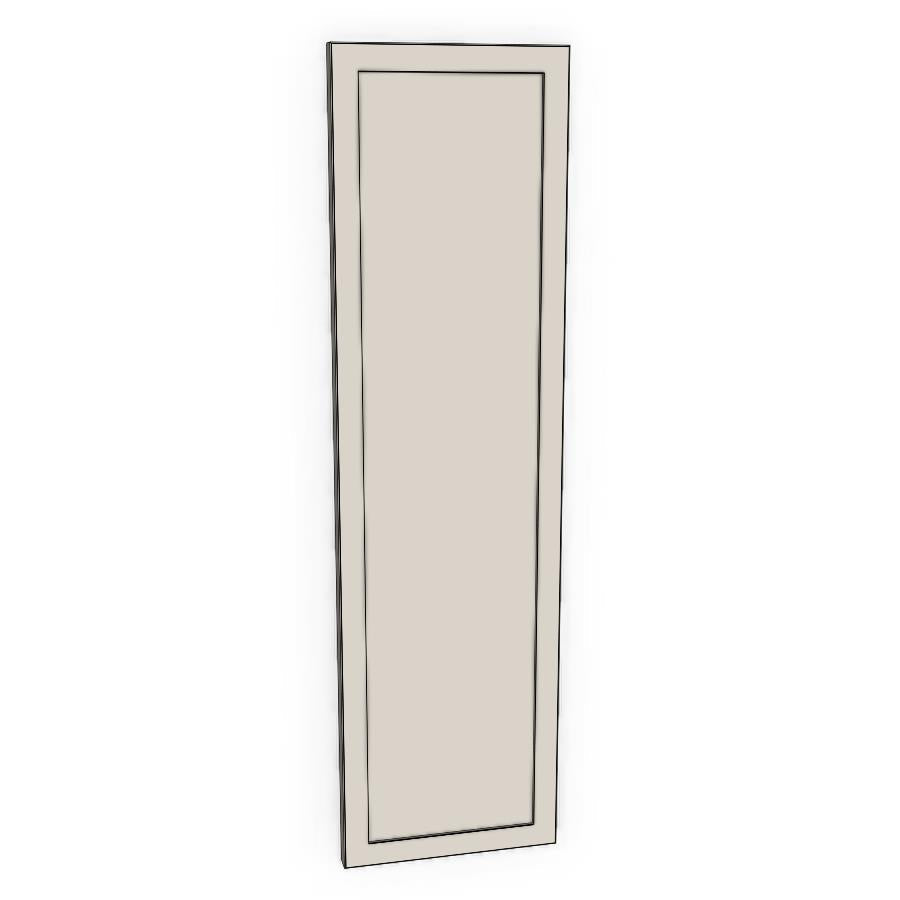 200mm Cabinet Door (197x717mm) - Slim Shaker - Unpainted (Raw), line drawing