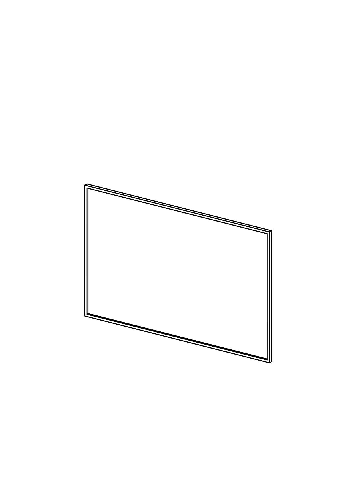 60x38 Drawer - Slim Shaker - NAVURBAN™ - BESTA