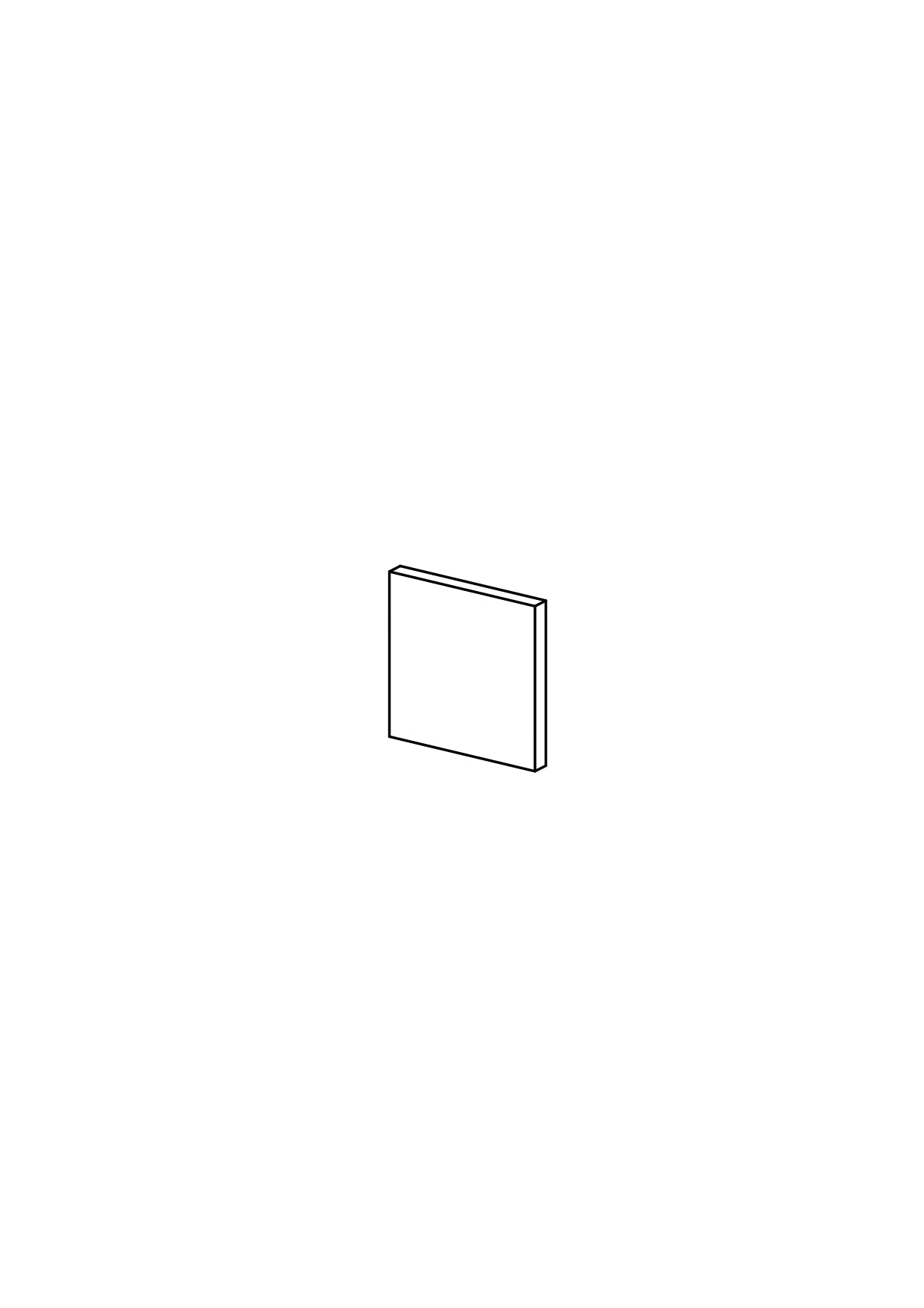 40x40 - Cover Panel - Plain - Unpainted (Raw) - METOD