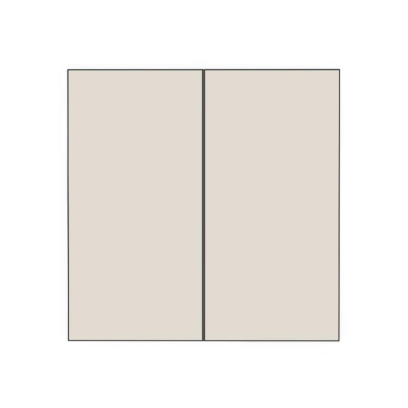 600mm Rangehood Cabinet Doors (2pk) (297x597mm) - Woodgrain, line drawing