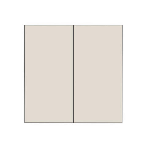 600mm Rangehood Cabinet Doors (2pk) (297x597mm) - Plain - Unpainted (Raw), line drawing