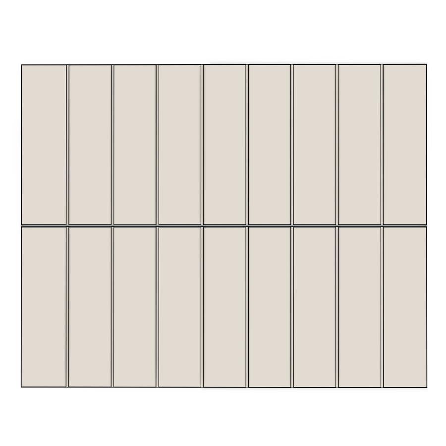 900mm 2 Drawer Panels - Coastal - Unpainted (Raw) - KABOODLE