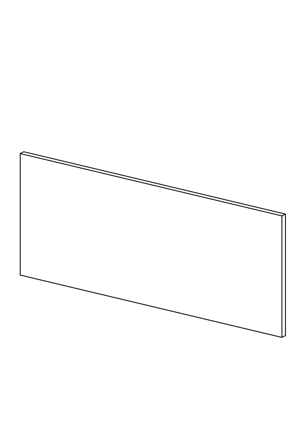 220x90 - Cover Panel - Polytec - METOD — made to fit METOD