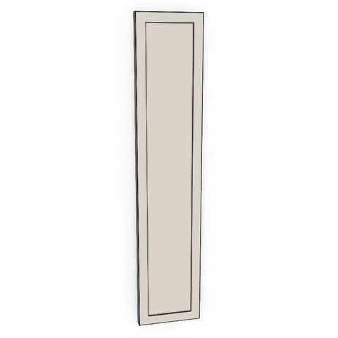 150mm Cabinet Door (147x717mm) - Mini Shaker - Unpainted (Raw), line drawing