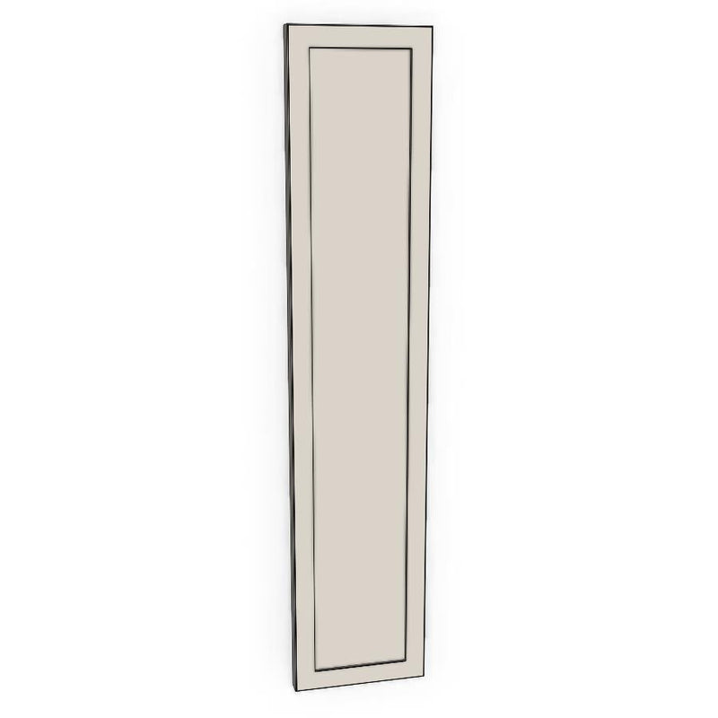 150mm Cabinet Door (147x717mm) - Slim Shaker - Painted (2Pac Poly), line drawing