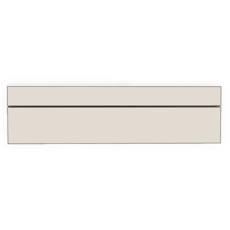 900mm Oven Front Panels (2pk) (900x160mm, 900x80mm) - Woodgrain, line drawing