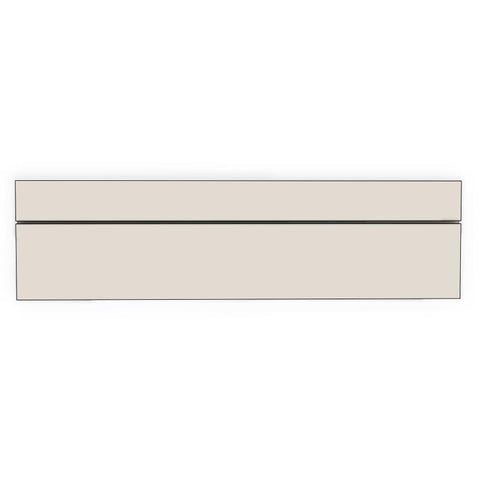 900mm Oven Front Panels (2pk) (900x160mm, 900x80mm) - Polytec Decorative 16mm, line drawing