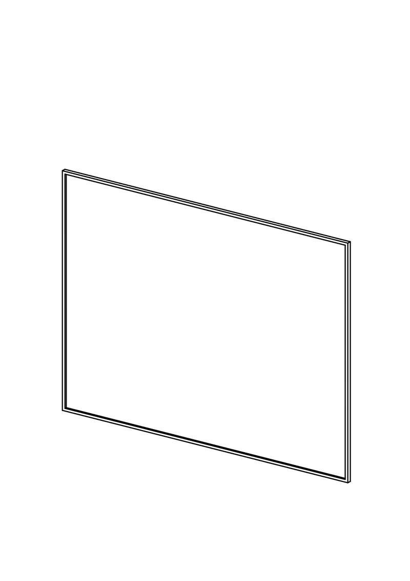 80x60 Drawer -  Slim Shaker - Painted (2Pac Poly) - METOD, line drawing
