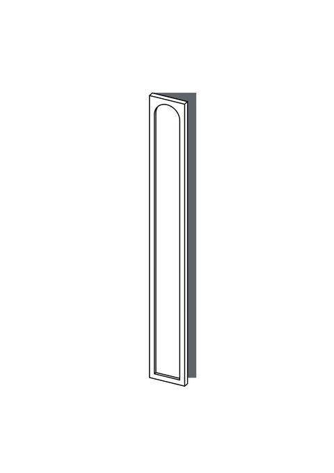 25x200 - Left Hung - Arch - Painted (2Pac Poly) - PAX, line drawing