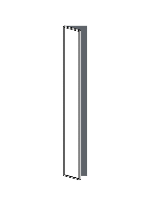 25x200 - Left Hung - Mini Shaker - Painted (2Pac Poly) - PAX, line drawing