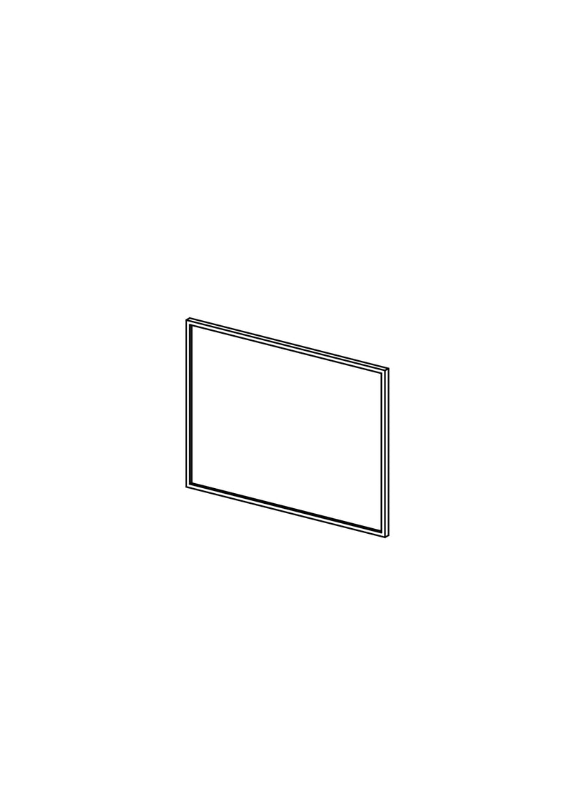 40x30 Drawer - Slim Shaker - Painted (2Pac Poly) - METOD, line drawing