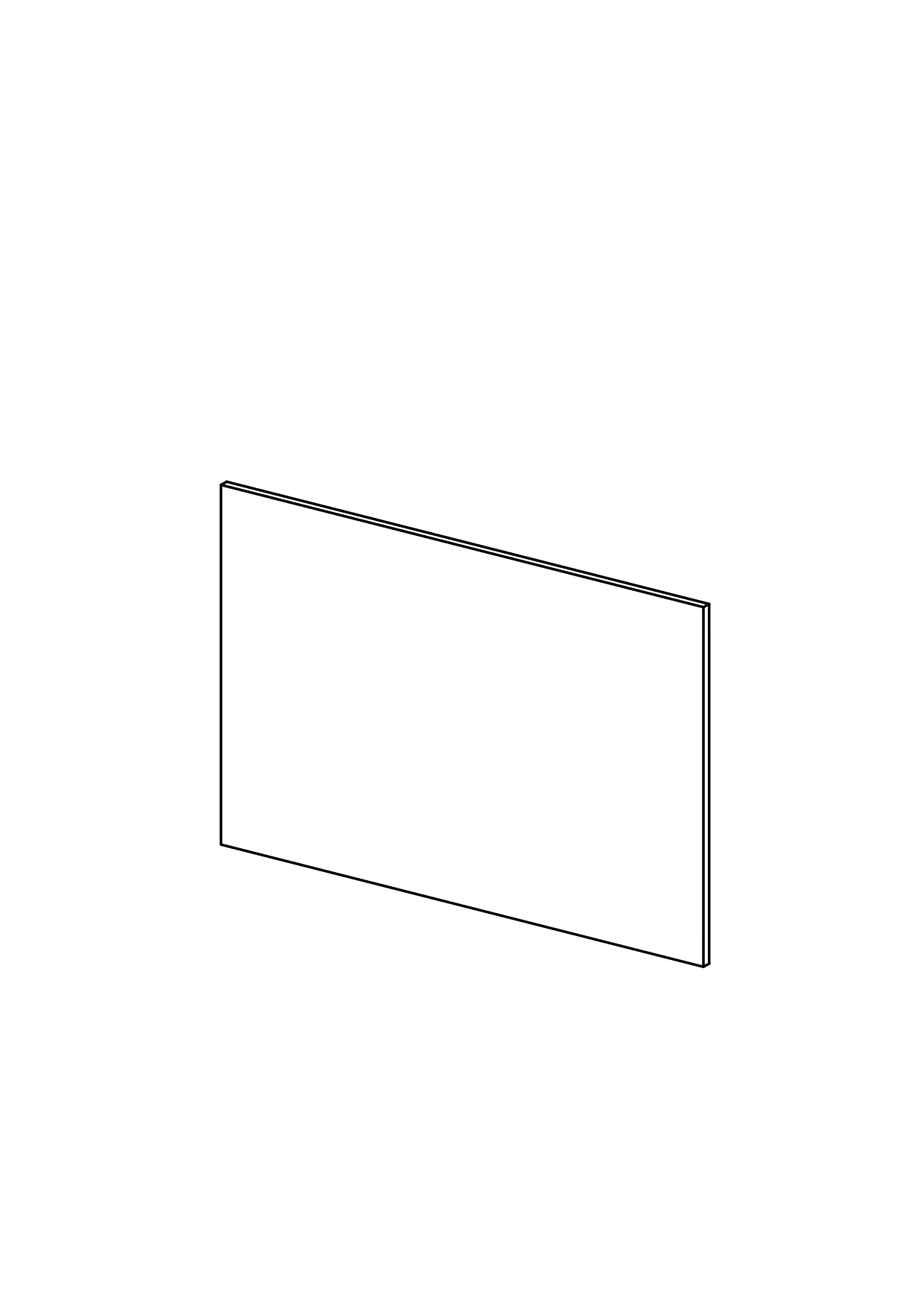 60x40 Drawer - Plain - Timber Veneer - METOD