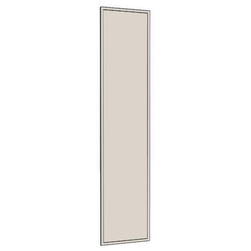 450mm Pantry Door (447x2055mm) - Slim Shaker - Unpainted (Raw), line drawing