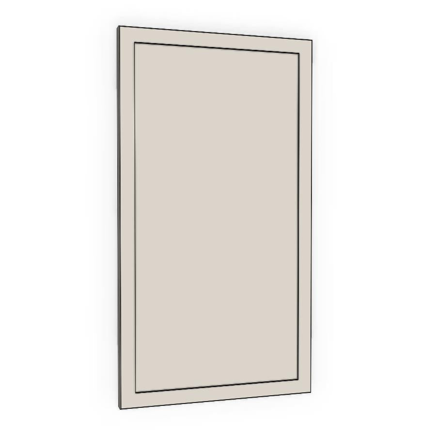 300mm Medium Cabinet Door - Slim Shaker - Unpainted (Raw) - KABOODLE