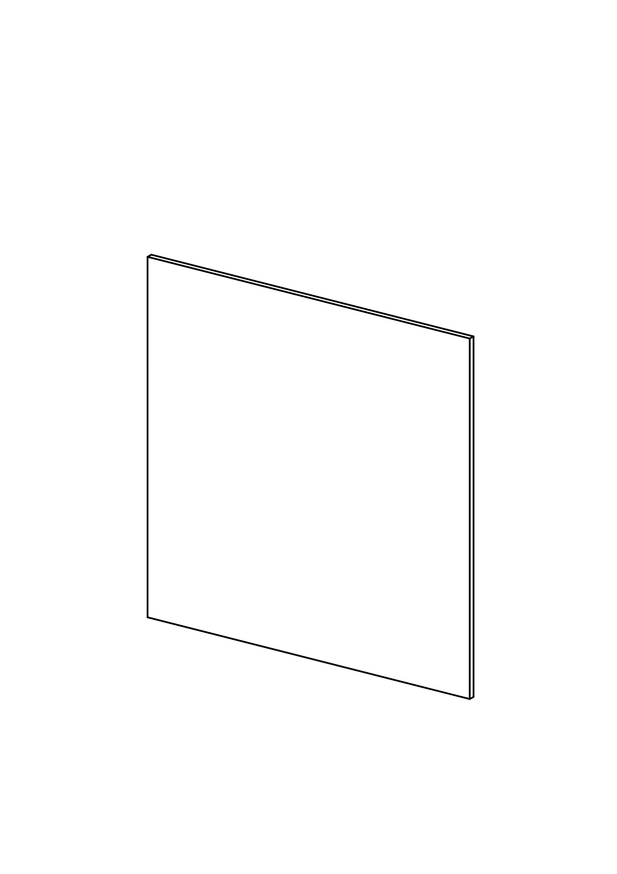60x60 Drawer - Plain - Timber Veneer - METOD