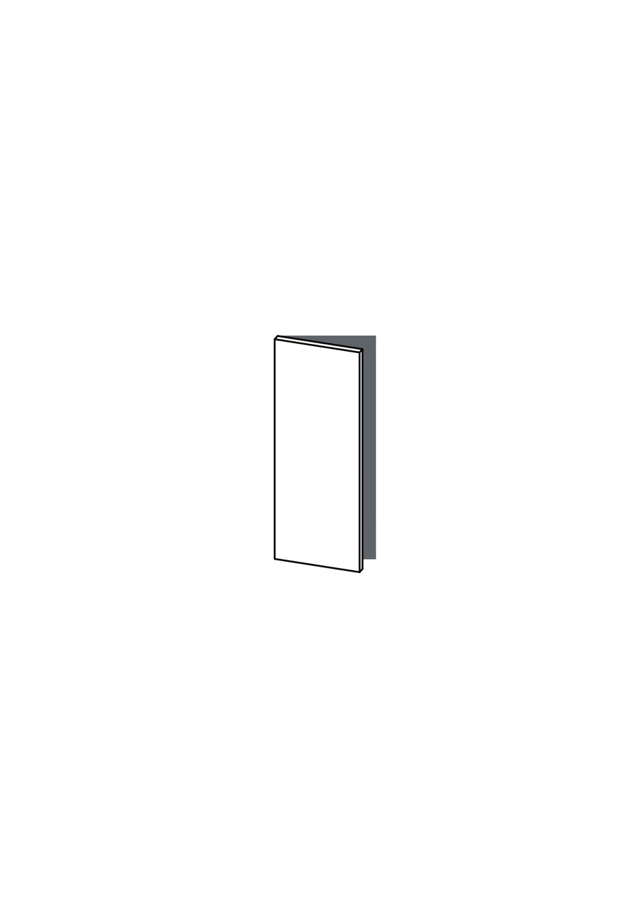 30x83 - Left Hung (Overhang) - Polytec - METOD — made to fit METOD