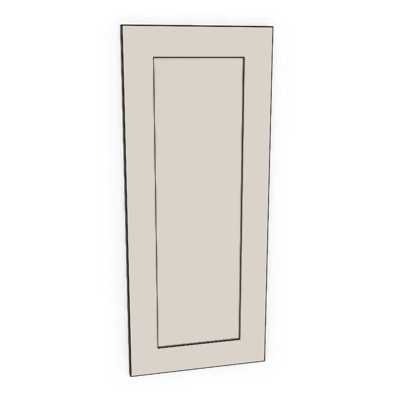 300mm Cabinet Door (297x717mm) - Midi Shaker - Painted (2Pac Poly), line drawing