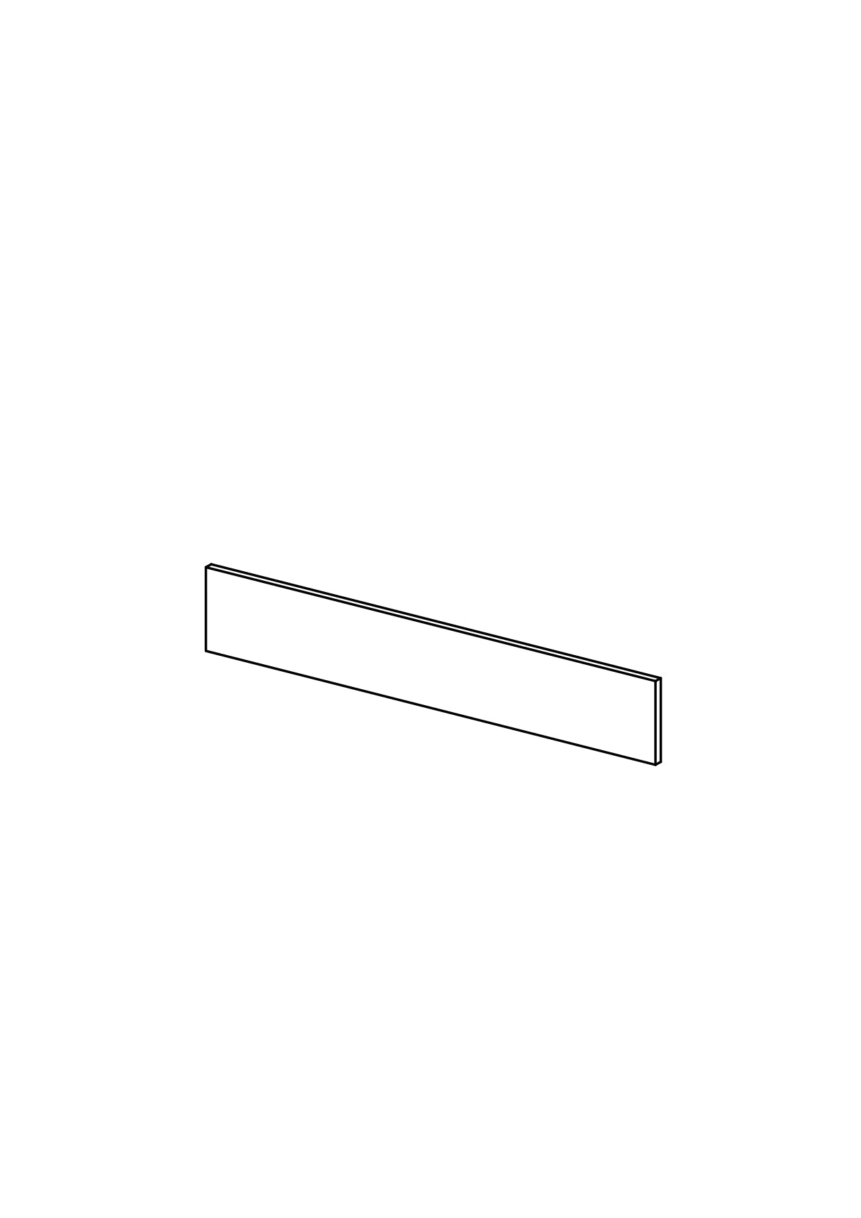 60x10 Drawer - Plain - Unpainted (Raw) - METOD