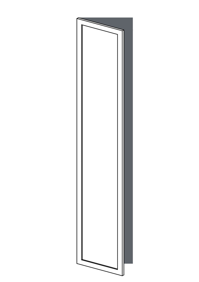 50x235 - Left Hung - Shaker - Unpainted (Raw) -  PAX, line drawing