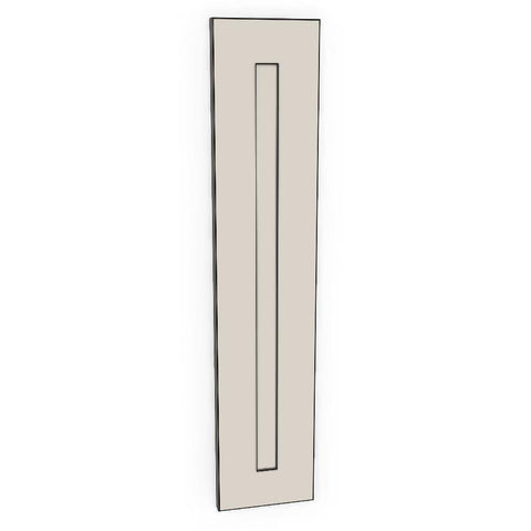 150mm Cabinet Door (147x717mm) - Midi Shaker - Painted (2Pac Poly), line drawing
