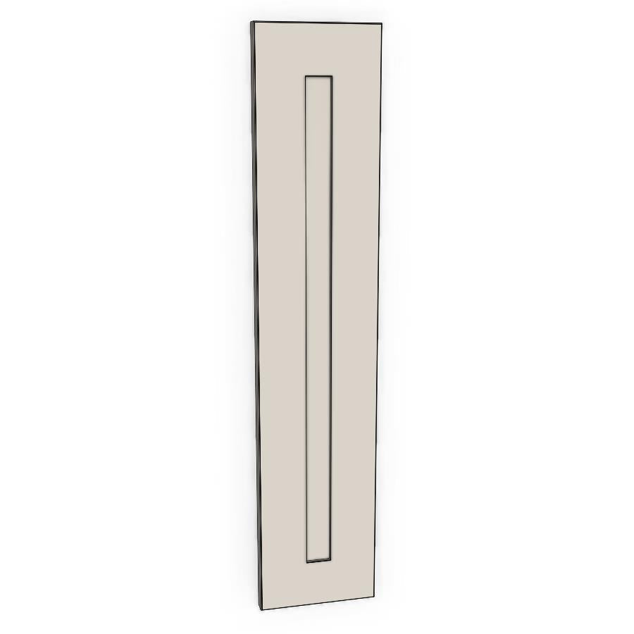 150mm Cabinet Door (147x717mm) - Shaker - Unpainted (Raw), line drawing