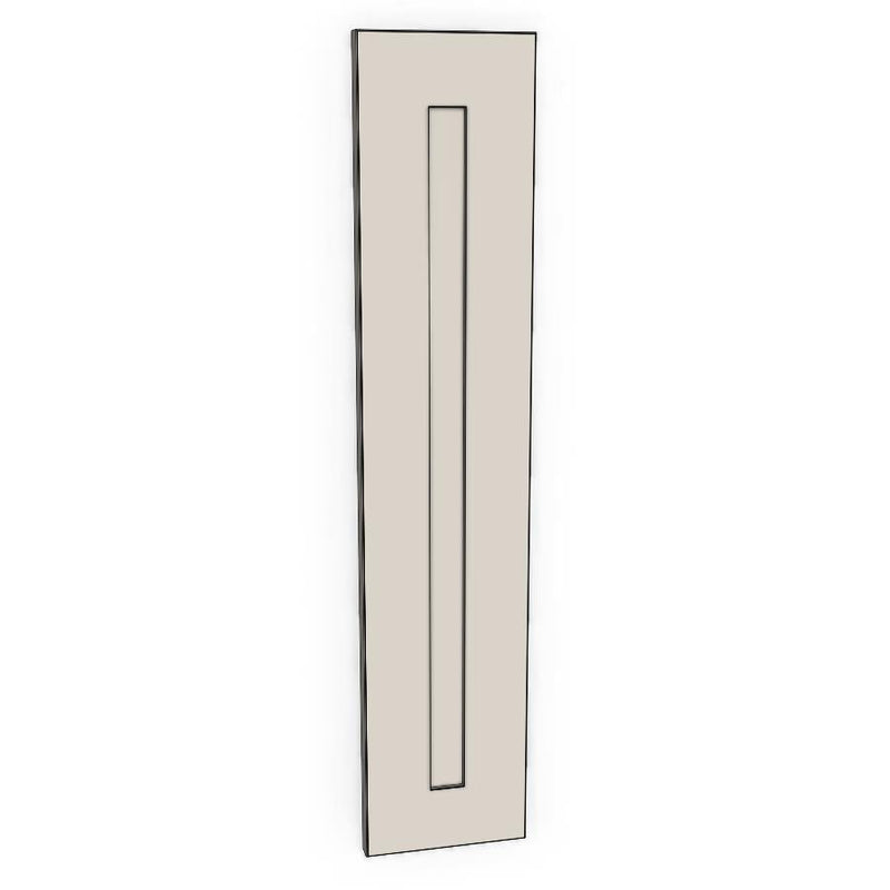 150mm Cabinet Door (147x717mm) - Shaker - Unpainted (Raw), line drawing
